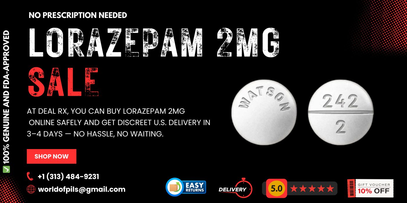Buy Lorazepam 2mg Online – Fast-Acting Relief for Anxiety, Panic & Insomnia 1 Lorazepam 2mg